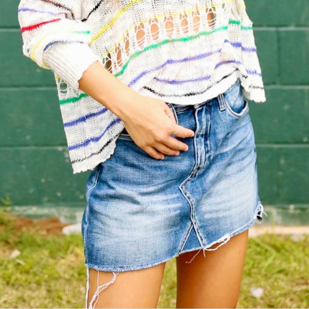 Blank NYC - Denim Skirt Size M/L :29”